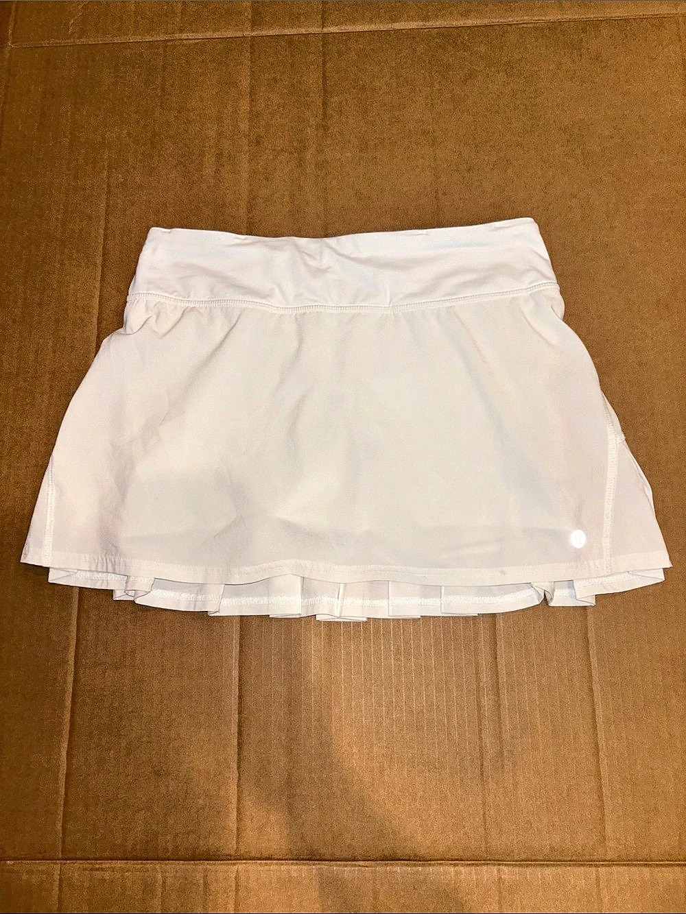 Lululemon Pace Rival Mid-Rise Skirt White Mini Skirt Size 4